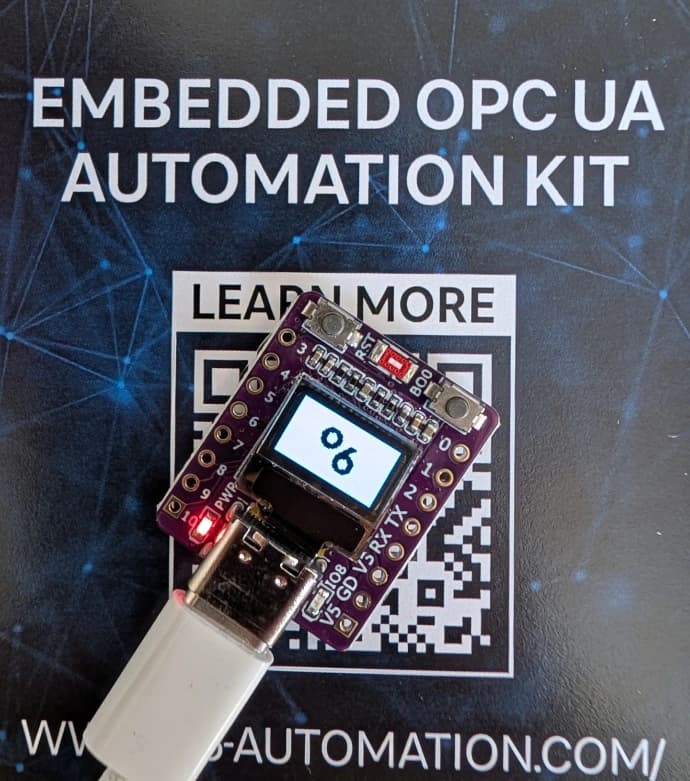 ESP32-C3 mit dem o6 Embedded Automation Kit